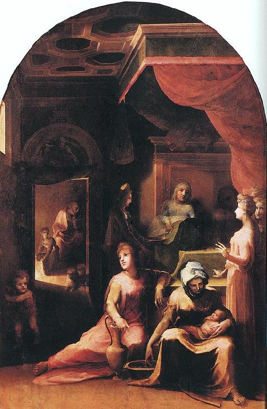 BECCAFUMI, Domenico Birth of the Virgin dfgf Germany oil painting art